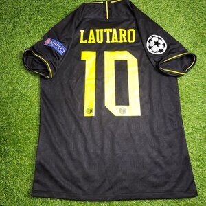 Martinez Inter Milan 2019 2020 UEFA Third Soccer Jersey Shirt M SKU# AT0031-011